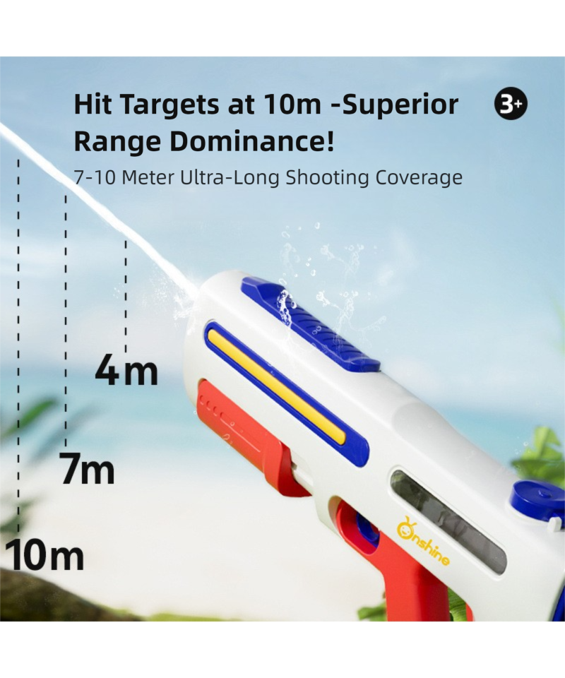 Electric Water Gun with Auto-Suction Function, Water-Splashing Festival, Summer Water Play Toy, Birthday Gift