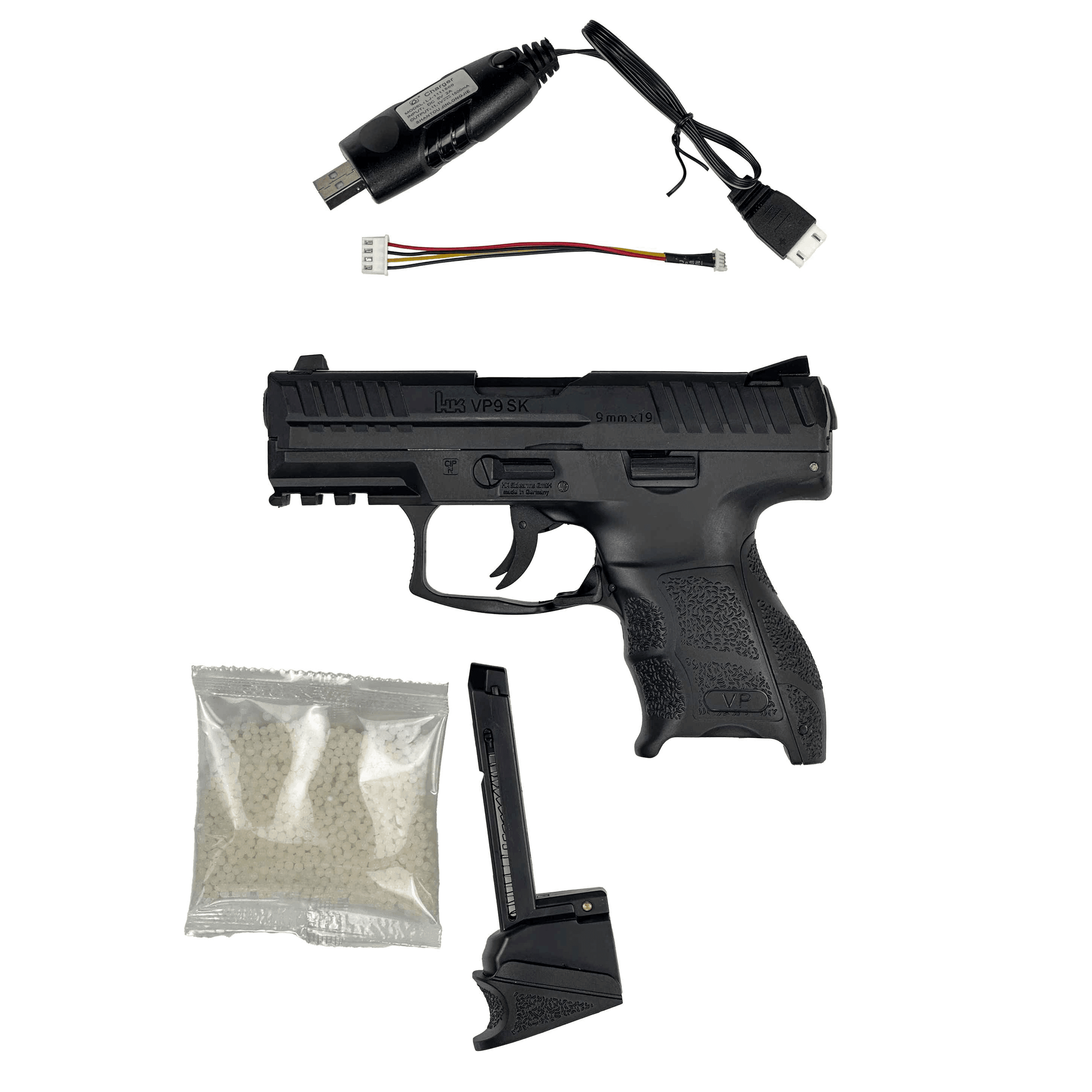 Umarex T4E Training for Engagement HK VP9 Paintball Marker (Color: Black) - Twinklefire