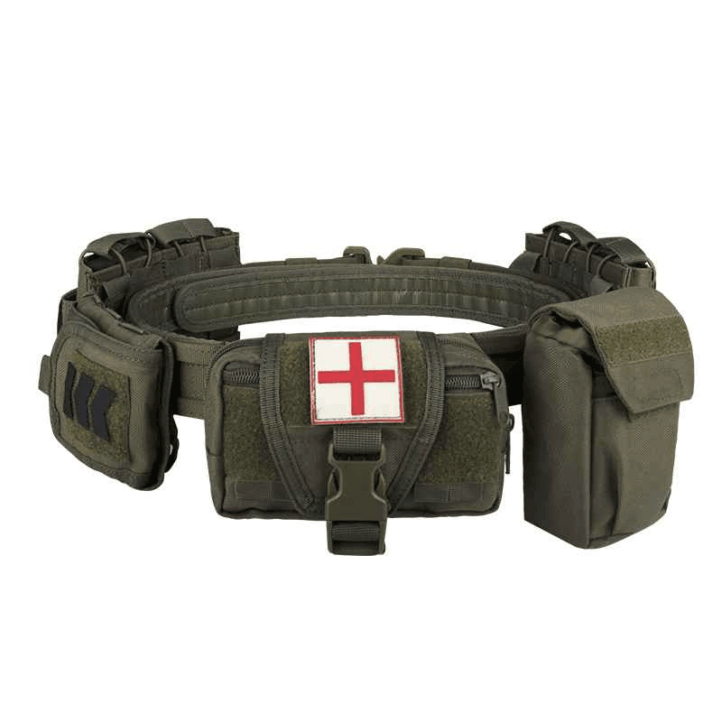 Multi-functional six-piece tactical waist cover, wear-resistant duty tactics, special equipment tactical waist bag - Twinklefire