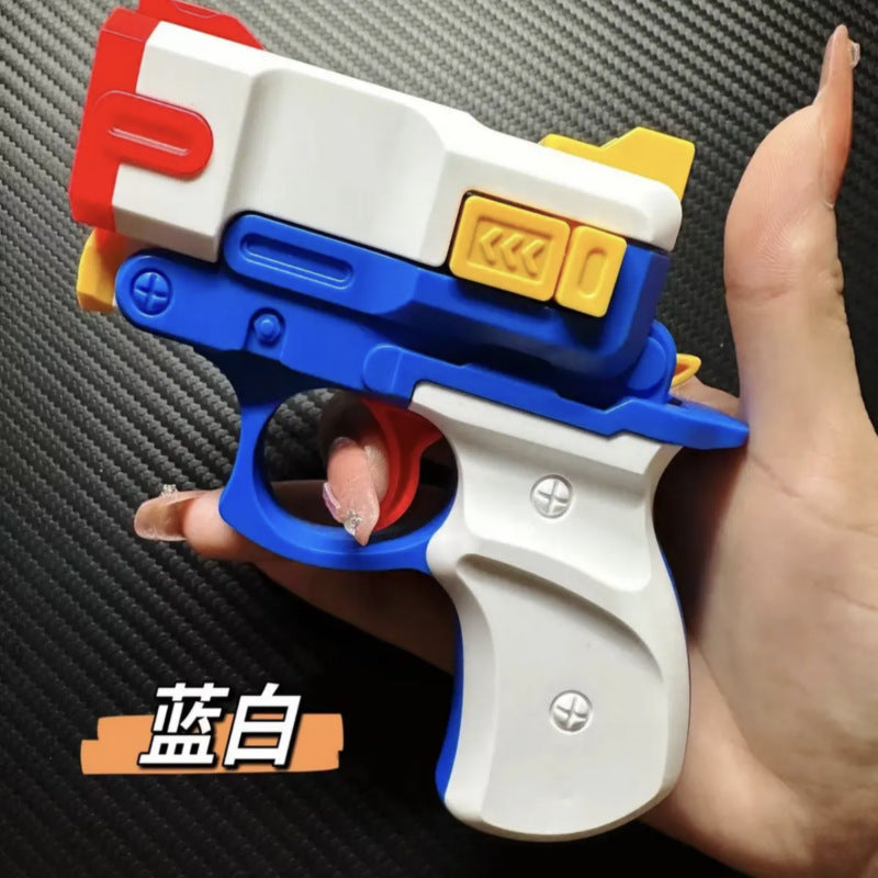 Viral Gravity Rapid-Fire 3D Printed Mini Carrot Rubber Band Launcher for Boys‌