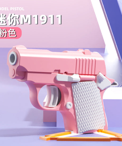 Gravity Radish Baby 1911 Toy - 3D Printed Fidget Pistol for Stress Relief