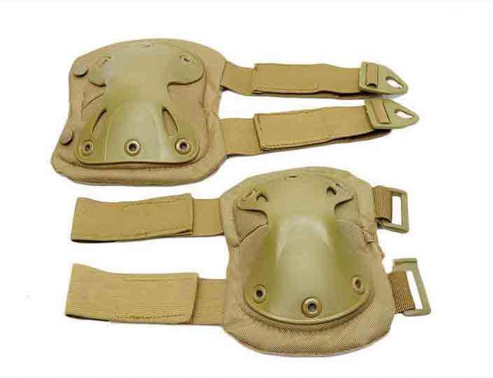 ‌Tactical 4-Piece Elbow & Knee Pads Set - for Airsoft, Paintball, Riding, Outdoor Combat Sports