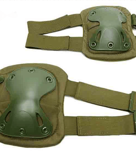 ‌Tactical 4-Piece Elbow & Knee Pads Set - for Airsoft, Paintball, Riding, Outdoor Combat Sports