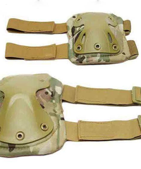 ‌Tactical 4-Piece Elbow & Knee Pads Set - for Airsoft, Paintball, Riding, Outdoor Combat Sports