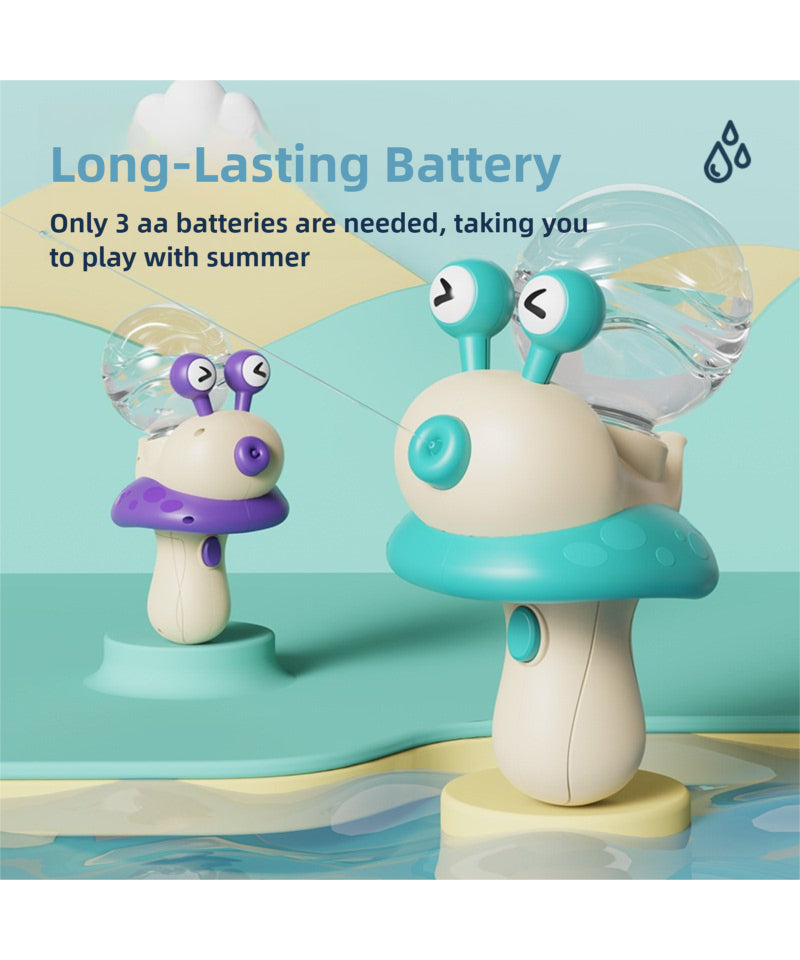 Viral Mini Electric Snail Water Gun | Auto-Burst Squirt Toy for Kids