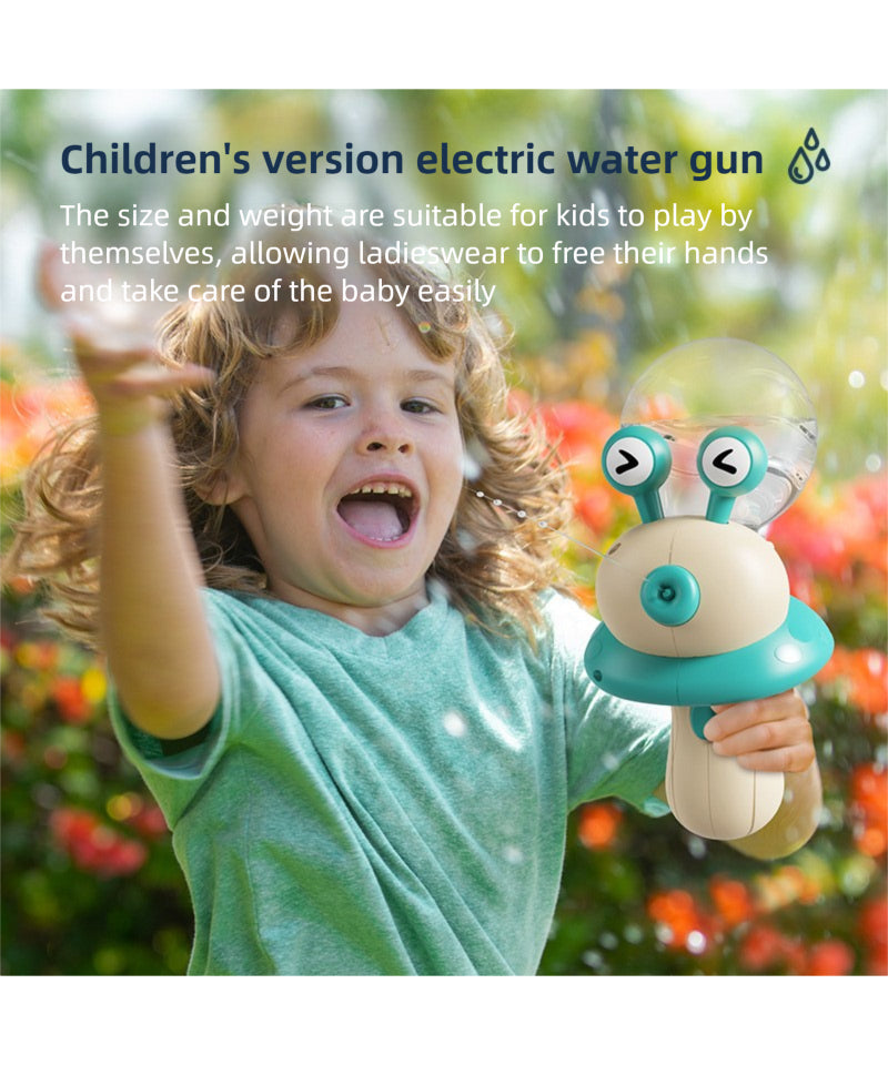 Viral Mini Electric Snail Water Gun | Auto-Burst Squirt Toy for Kids