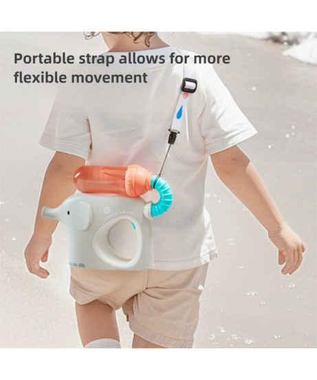 Elephant Electric Water Blaster for Kids - Auto Burst Squirt Gun, 400 Shots per Fill, 5-Meter Range Outdoor Splash Battle Toy