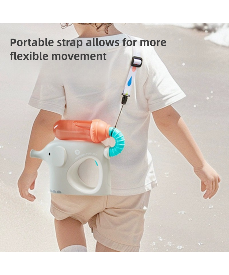 Elephant Electric Water Blaster for Kids - Auto Burst Squirt Gun, 400 Shots per Fill, 5-Meter Range Outdoor Splash Battle Toy