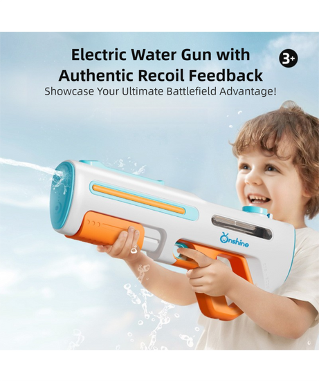 Electric Water Gun with Auto-Suction Function, Water-Splashing Festival, Summer Water Play Toy, Birthday Gift