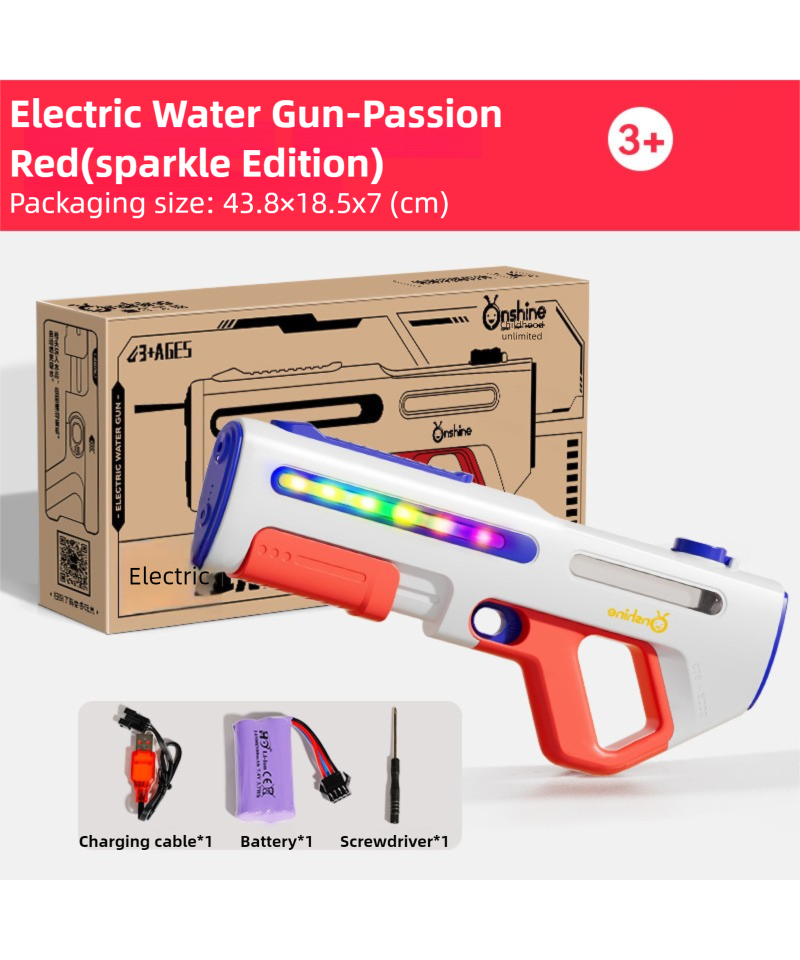 Electric Water Gun with Auto-Suction Function, Water-Splashing Festival, Summer Water Play Toy, Birthday Gift