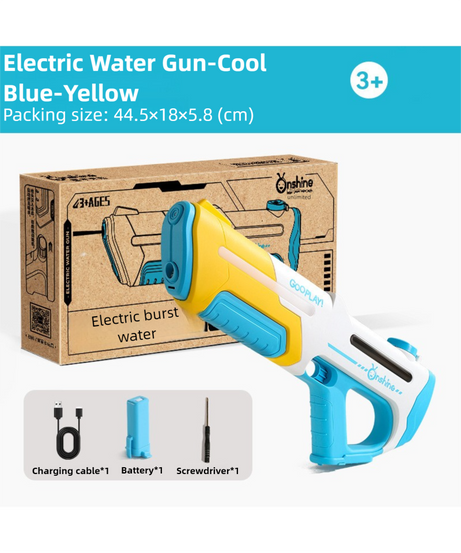 Electric Water Gun with Auto-Suction Function, Water-Splashing Festival, Summer Water Play Toy, Birthday Gift