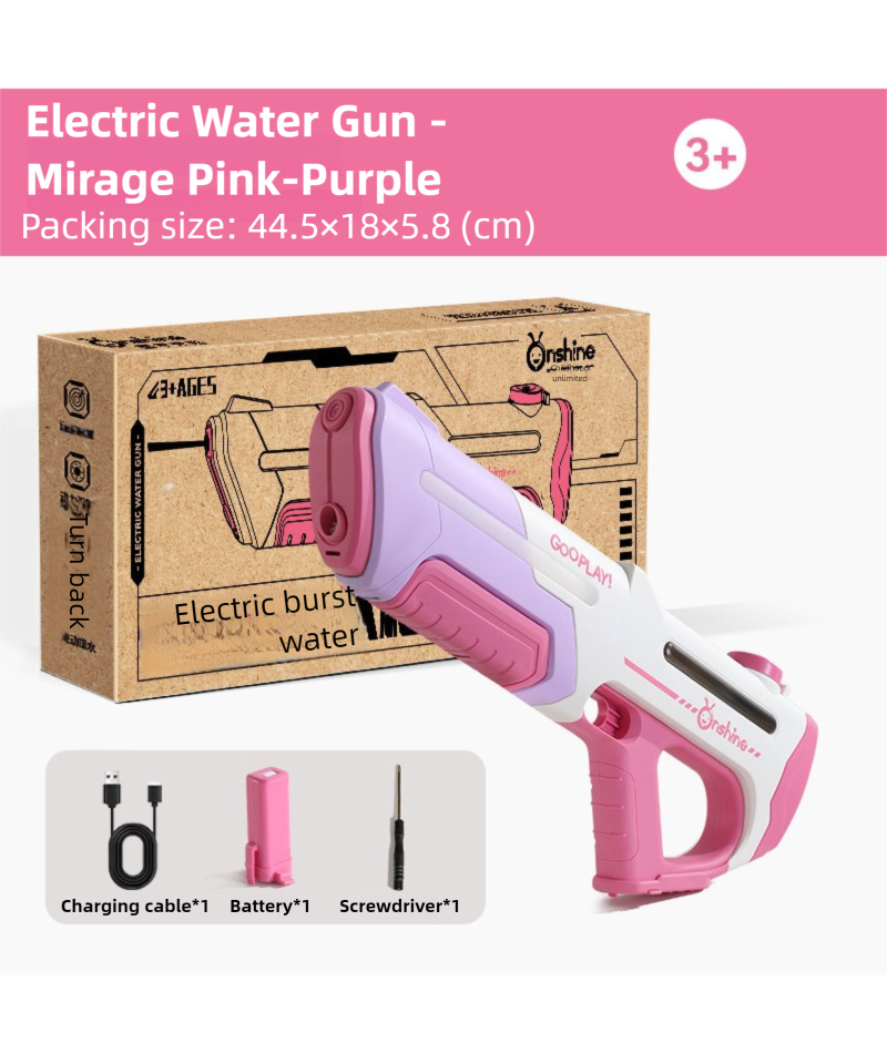 Electric Water Gun with Auto-Suction Function, Water-Splashing Festival, Summer Water Play Toy, Birthday Gift