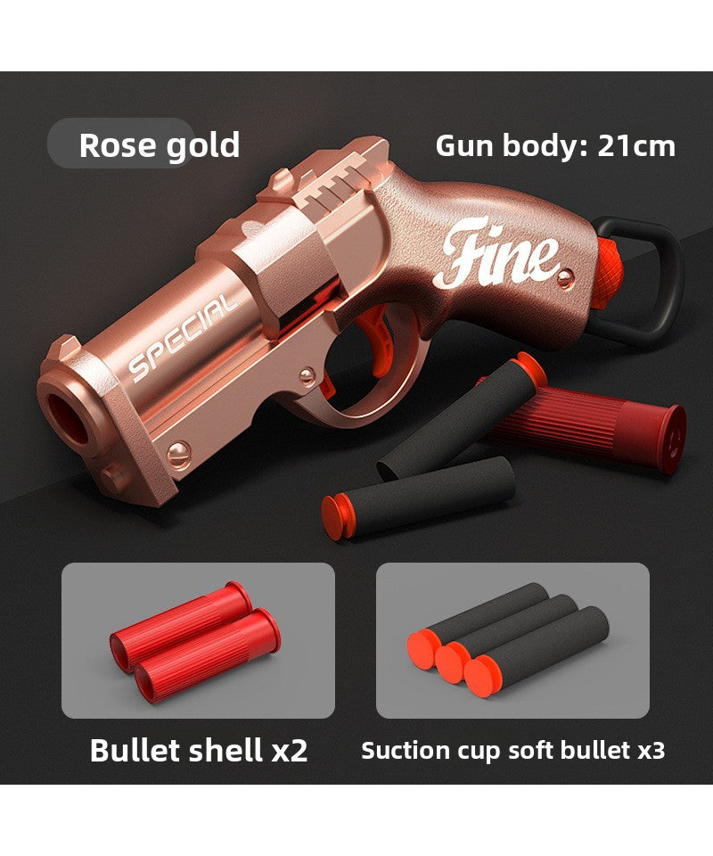 Mini Goblin Hand Cannon Bolt-Action Launcher - Kids' Pocket Ejecting Shell Foam Dart Pistol Boys' Toy Gun