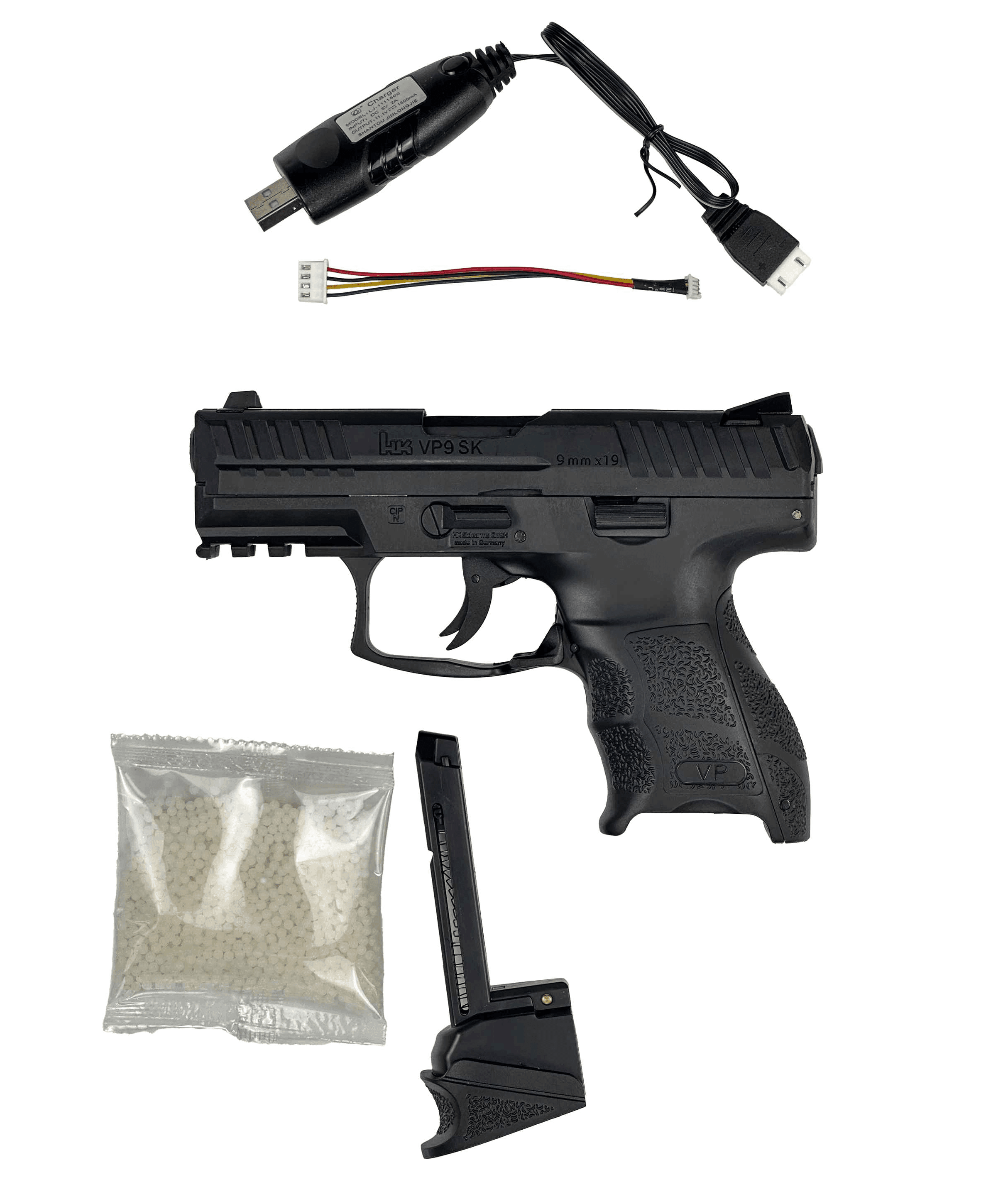 Umarex T4E Training for Engagement HK VP9 Paintball Marker (Color: Black) - Twinklefire