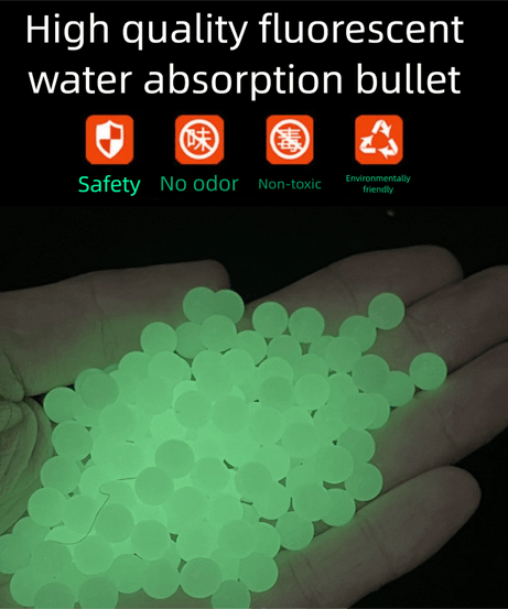 Luminous Water Gel Pellets 7-8mm