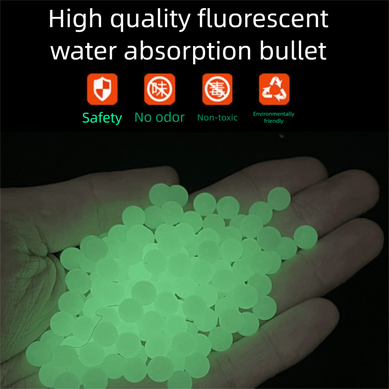 Luminous Water Gel Pellets 7-8mm