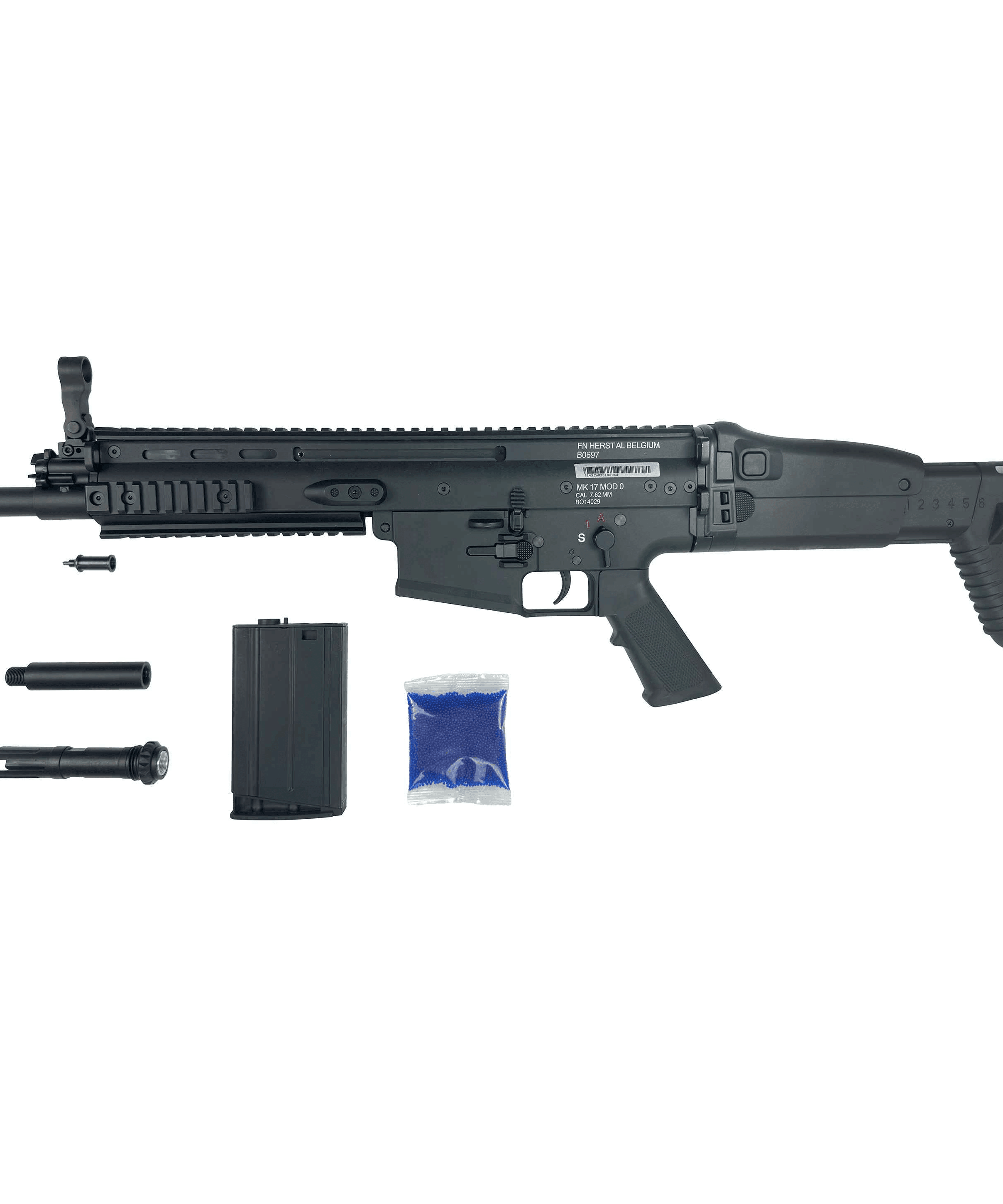 FN Herstal MK17 Airsoft AEG Rifle(Model: MK17 / Black) - Twinklefire