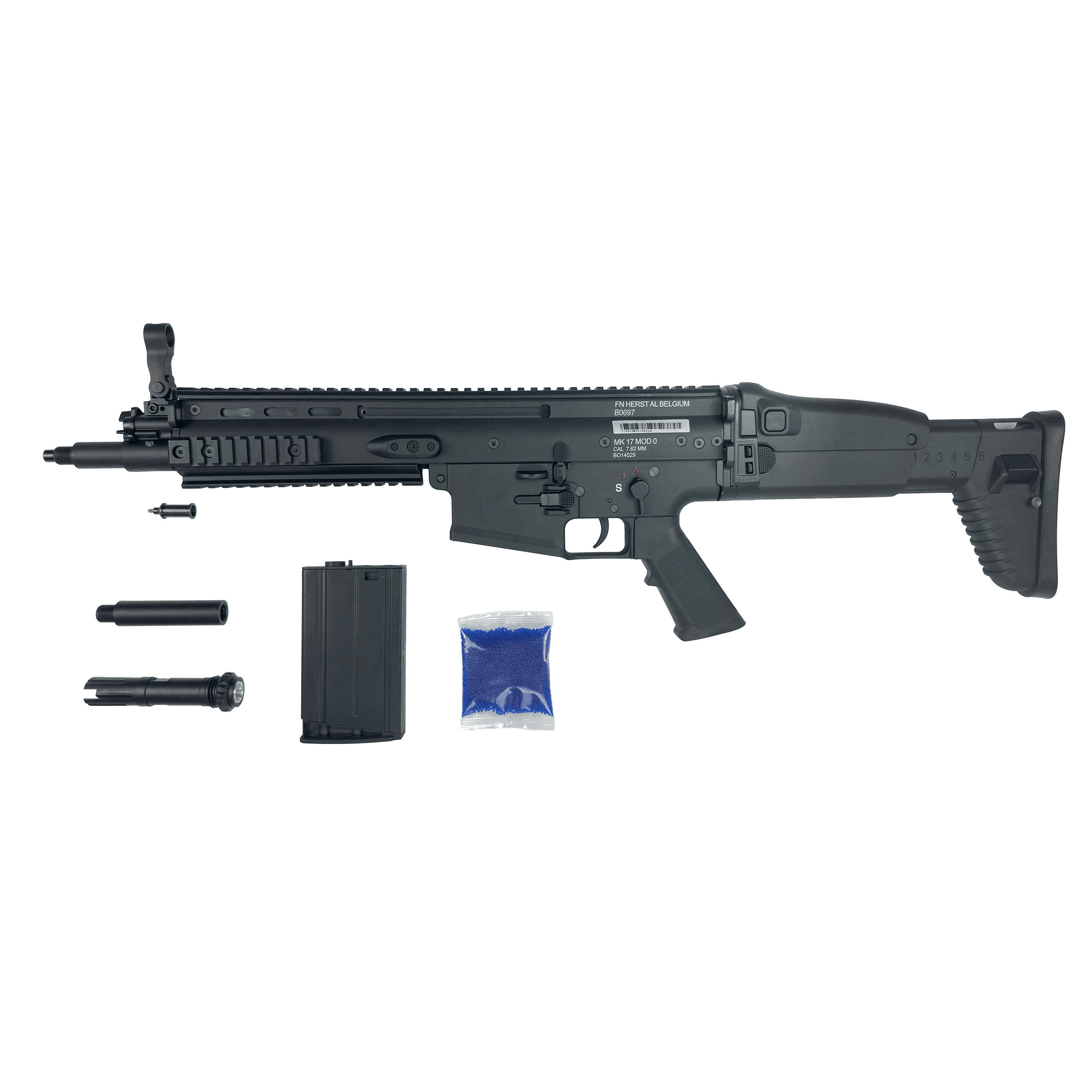 FN Herstal MK17 Airsoft AEG Rifle(Model: MK17 / Black) - Twinklefire