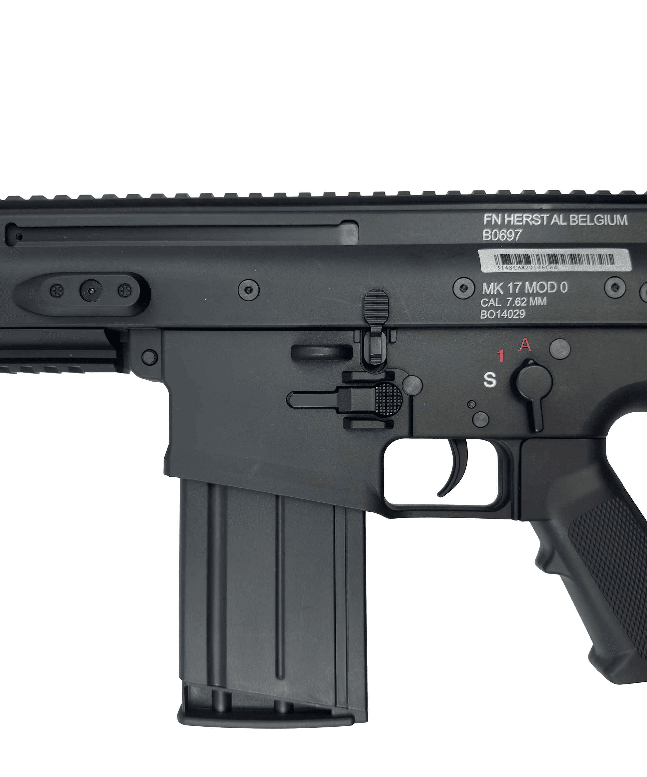 FN Herstal MK17 Airsoft AEG Rifle(Model: MK17 / Black) - Twinklefire