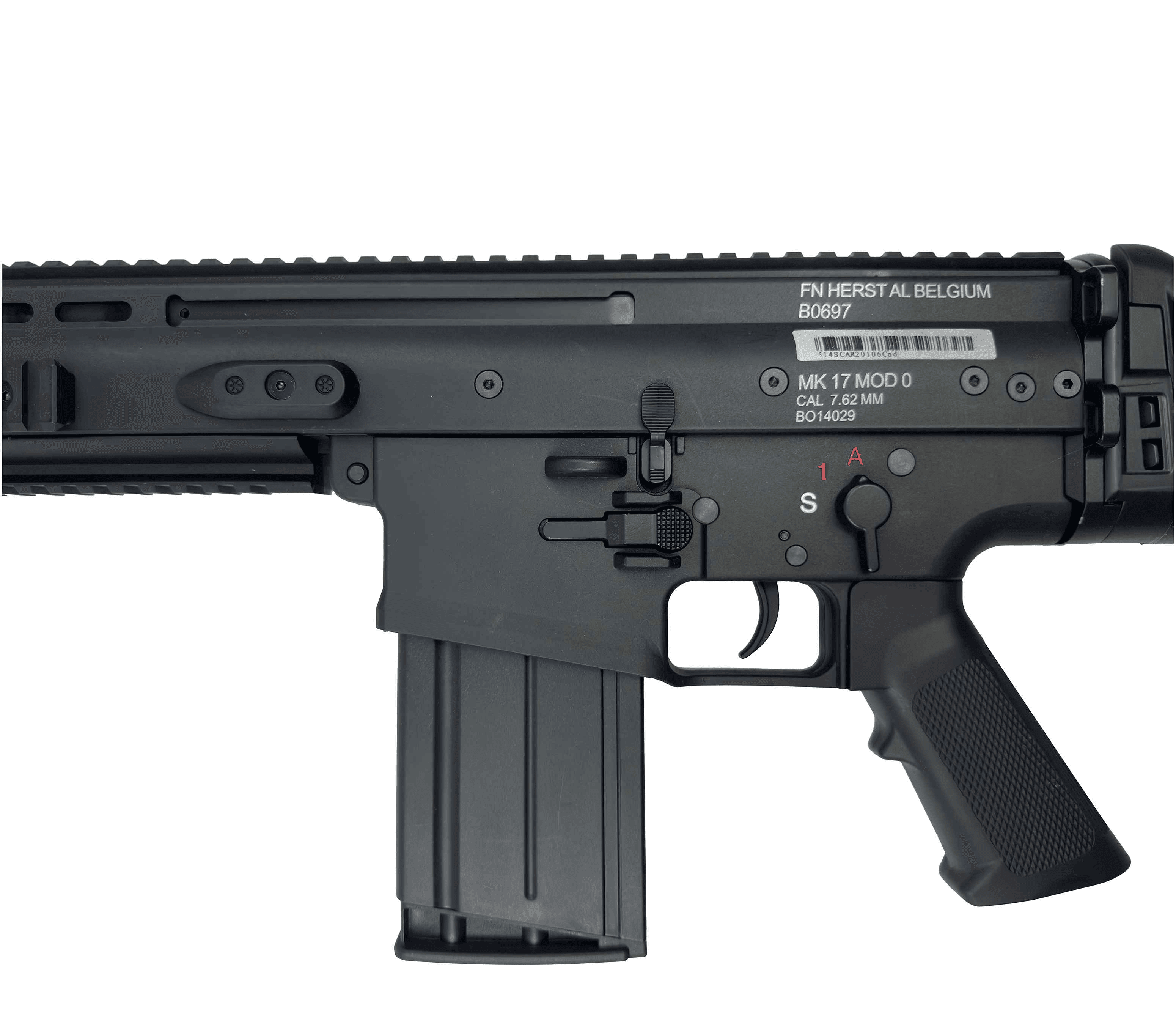 FN Herstal MK17 Airsoft AEG Rifle(Model: MK17 / Black) - Twinklefire
