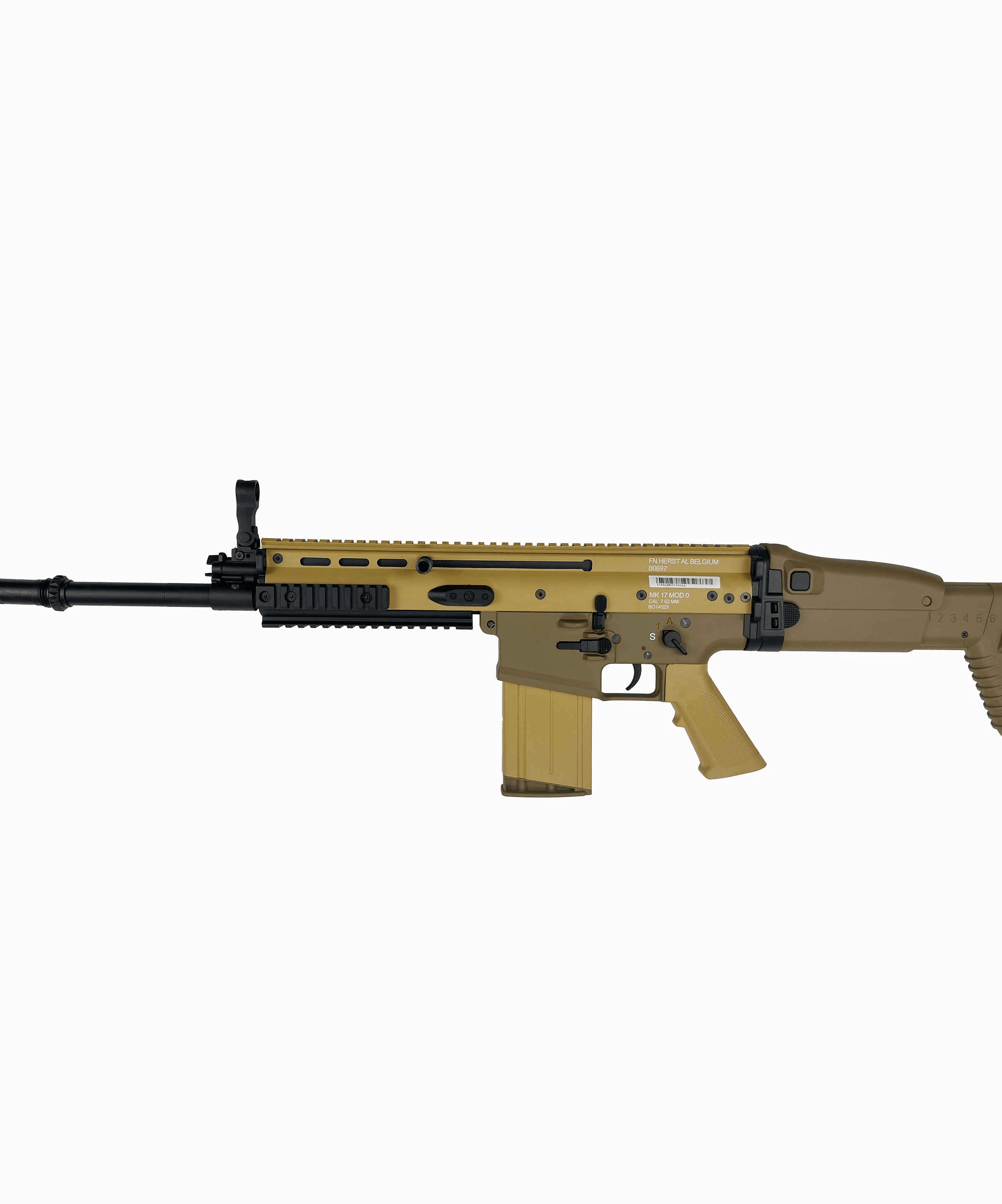 FN Herstal MK17 Airsoft AEG Rifle(Model: MK17 / Tan) - Twinklefire
