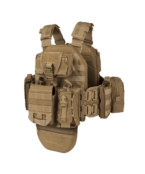 Multi-functional MOLLE Tactical Vest Made of 1000D Polyester, Featuring Wear-resistant and Breathable Properties for Outdoor Tactical Use - Twinklefire