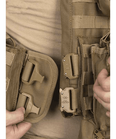Multi-functional MOLLE Tactical Vest Made of 1000D Polyester, Featuring Wear-resistant and Breathable Properties for Outdoor Tactical Use - Twinklefire