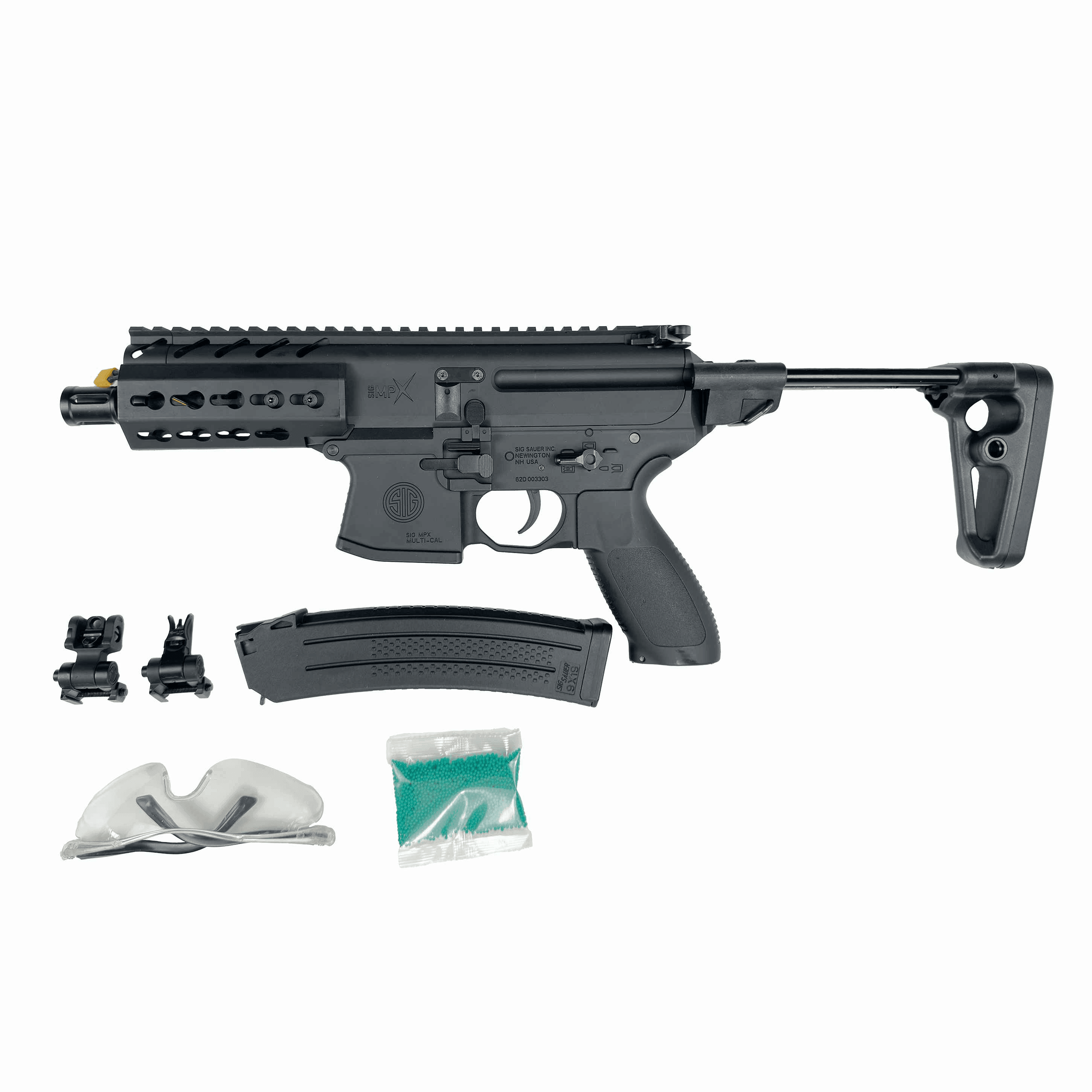 SIG AIR MPX AEG Airsoft Rifle ( Black ) - Twinklefire