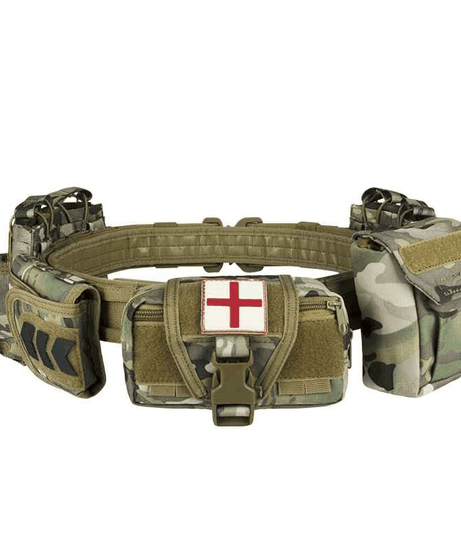 Multi-functional six-piece tactical waist cover, wear-resistant duty tactics, special equipment tactical waist bag - Twinklefire