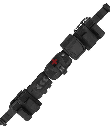 Multi-functional six-piece tactical waist cover, wear-resistant duty tactics, special equipment tactical waist bag - Twinklefire