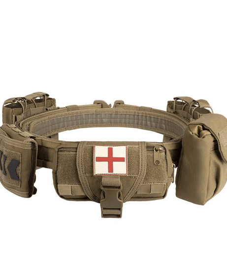 Multi-functional six-piece tactical waist cover, wear-resistant duty tactics, special equipment tactical waist bag - Twinklefire