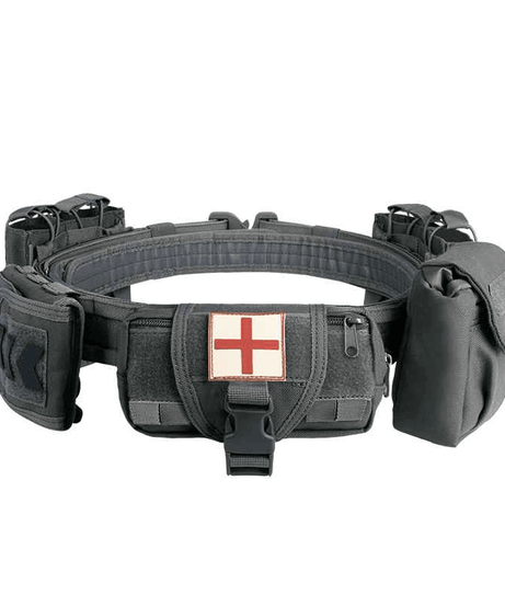 Multi-functional six-piece tactical waist cover, wear-resistant duty tactics, special equipment tactical waist bag - Twinklefire