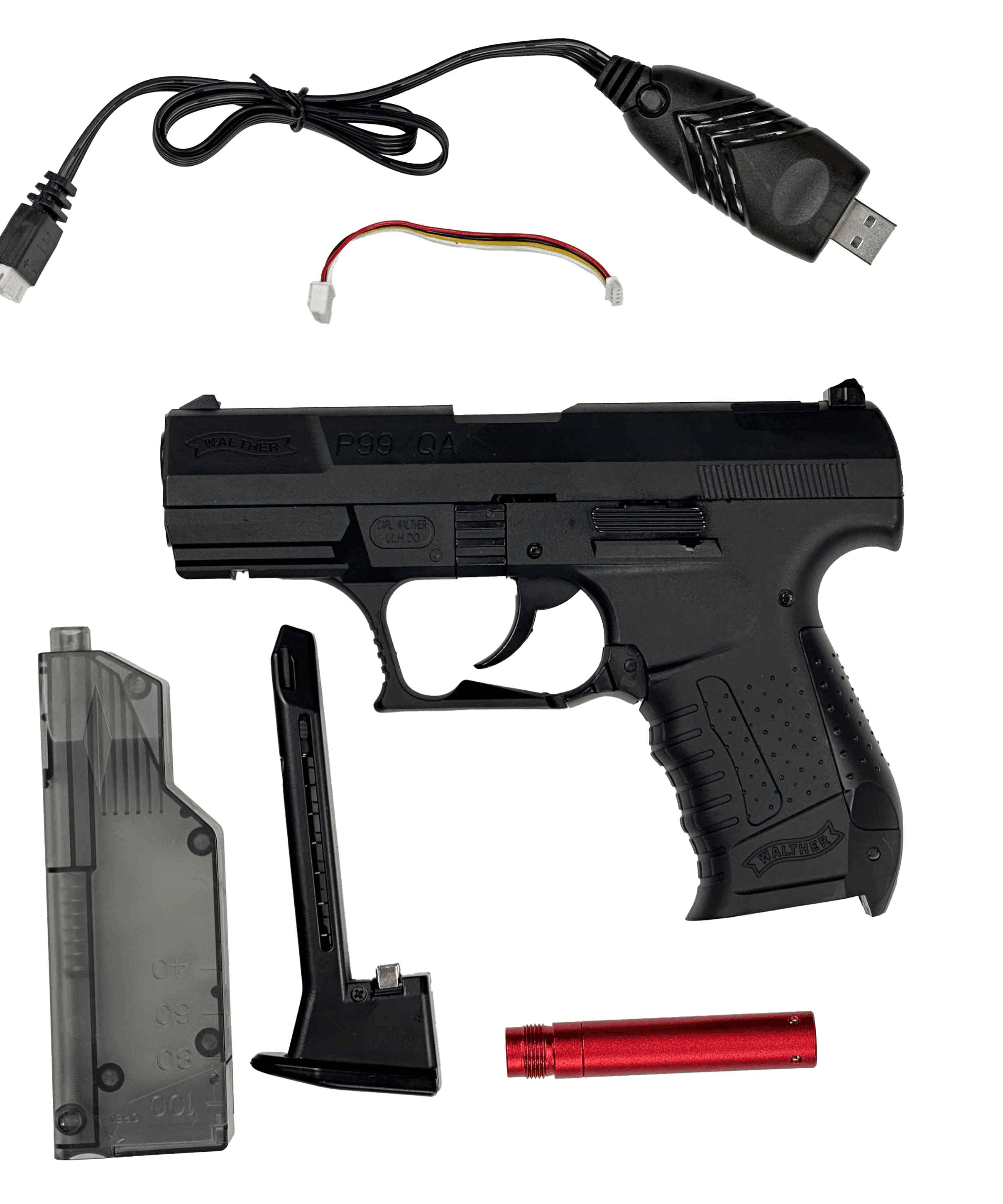 WE P99 Compact Airsoft GBB Pistol ( BK ) - Twinklefire